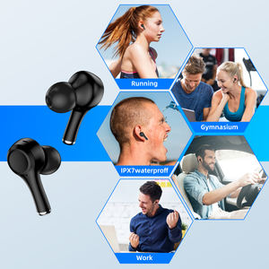 Di alta qualità a buon mercato lungo tempo di riproduzione senza fili auricolare Sport auricolare J5 <span class=keywords><strong>Pro</strong></span> senza fili auricolari Touch Control per la chiamata di telefono - Product Image 4
