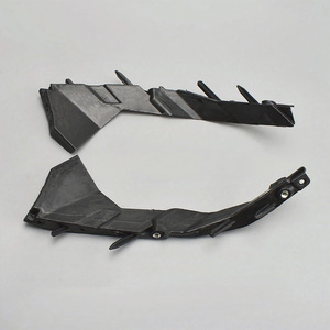 Kit de soportes de parachoques delantero de alta calidad para 2015-2021 para Dodge Charger plástico con recortes de luz antiniebla protección de carrocería trasera - Product Image 6