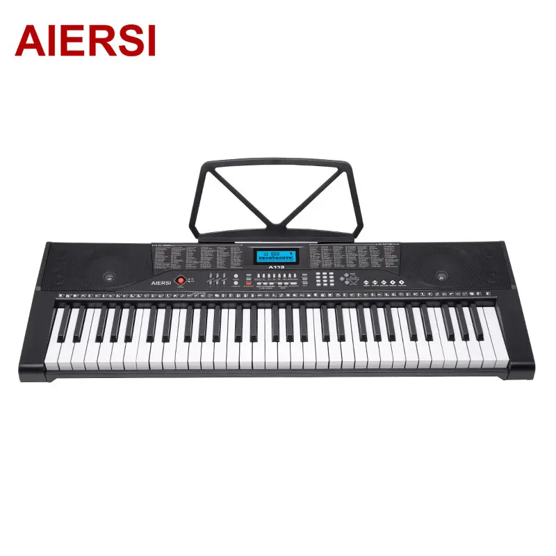 中国製Aiersiブランド安い価格61キーBluetooth電子オルガンピアノデスクトップキーボード教会楽器