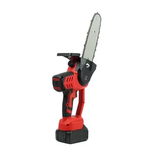 8 Inch Mini Electric Chainsaw Cordless Handheld Pruning Portable electric cordless mill stone cutting chainsaw