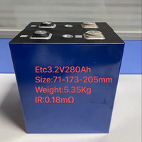 Batterie rechargeable Li-ion LiFePO4 de qualité A+ neuve 3,2 V 280 Ah INR66160 pour ordinateur portable de jeu, garantie 1 an, en stock