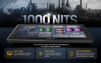 Moniteur industriel 1000 nits haute luminosité, écran tactile, étanche IP65, moniteur LCD pour kiosque, chargeur de VE, HMI marine