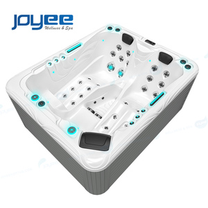 อ่างน้ำร้อนขนาดเล็ก 3 ที่นั่ง ยี่ห้อ Foshan JOYEE นำเข้าอะคริลิค Ariestech อ่างน้ำร้อน Gecko Hydro Therapy ขายส่งจากโรงงาน ราคาพิเศษ - Product Image 3