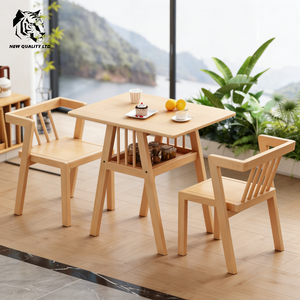 Mesa de té de madera de diseño nuevo y ecológico, fabricada en fábrica, buen precio, personalizable, gran stock, muebles para sala de estar, mesa de café. - Product Image 1