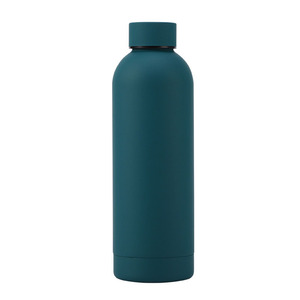 Botella de agua con logotipo personalizado de fábrica térmica de acero inoxidable 304 de FAMO, pintura mate, termos y termos para deportes al aire libre - Product Image 2
