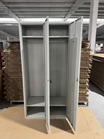 Design d'Armoire en Acier Usine de Luoyang / Almirah Métallique à Double Porte Meuble de Chambre à Coucher Vente Chaude Casier Métallique pour Vêtements et Personnel