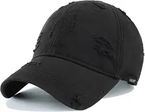 Custom Logo Back Closure Closed Curved Brim Structured Basketball Caps For Men