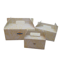 Boîte à gâteau, pâtisserie, pain, en carton ondulé, imprimée sur mesure, de qualité alimentaire, emballage en carton, boîte à emporter pour aliments