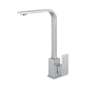 Disikat Emas Toilet UPC Dual Handle Wall Mounted Dapur Keran Bagian