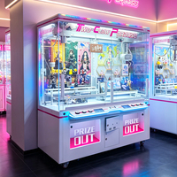 Máquina de Premios Kising de Alta Rentabilidad con Doble Garra, Operada con Monedas, Múltiples Modos de Juego para Locales Comerciales