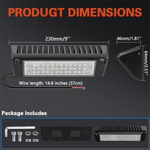 Chaud populaire 9 pouces RV lumière <span class=keywords><strong>12v</strong></span> Led Rv intérieur caravane plafonniers Rv lumière intérieure pour RV Van <span class=keywords><strong>Camping</strong></span> camion voiture - Product Image 5
