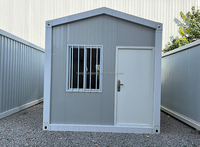 Maison conteneur de 20 pieds à montage facile, écologique, mobile, pour camps de chantier et commerces