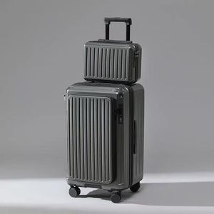 Set Valigie con Apertura Frontale, 2 Pezzi, 20 24 28 Pollici, Grande Capacità Espandibile, per Viaggi d'Affari - Product Image 5