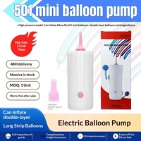 Pompe à ballons électrique automatique GLD-501/501 Mini PP de qualité export pour fêtes et événements, capable de gonfler les ballons double couche