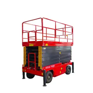 9ft 12ft New Portable Hydraulic Electric Self Propelled Mini Scissor Lift For Sale