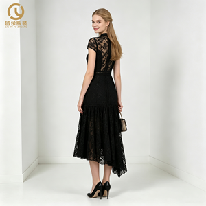 Fornitore di <span class=keywords><strong>Abbigliamento</strong></span> Femminile: Abito Lungo <span class=keywords><strong>da</strong></span> <span class=keywords><strong>Donna</strong></span> Nero Senza Maniche con Collo Tondo, Casual ed Elegante, Ecologico, <span class=keywords><strong>in</strong></span> Cotone e <span class=keywords><strong>Lino</strong></span>, Linea ad A - Product Image 2
