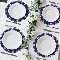 Set de table uni en coton et lin doux vert sauge, fait main, lavable, taille personnalisée, pour mariage, dîner, style classique et romantique