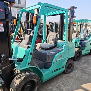 Chariot élévateur diesel Mitsubishi 2021-2023 d'occasion, 3 tonnes, pour entrepôt, construction, transport, à moteur à combustion interne, 4x4 - Product Image 6