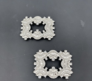 <span class=keywords><strong>Scarpe</strong></span> e Accessori da Donna in Vetro Cristallo con Combinazione Trapezoidale in Lega, Modelli Assortiti - Product Image 3