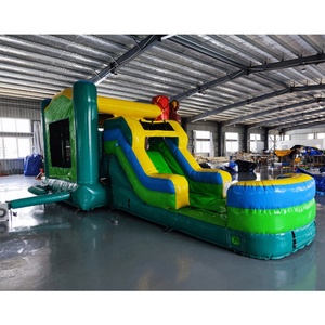 Nouveau château gonflable écologique à thème de dessin animé avec toboggan, parc d'attractions gonflable, toboggan sec pour enfants, modèle <span class=keywords><strong>2023</strong></span>, fête en plein air - Product Image 4