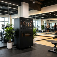 Distributeur automatique de café Fitness Gym Combo avec grand réservoir de poudre et écran tactile de 32 pouces
