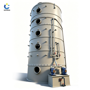 Sistema de limpieza de gases de escape, torre de pulverización de laboratorio, depuradores de gases residuales para purificación de HCL/H2S/SOX/<span class=keywords><strong>NOX</strong></span>/NH3/cloro/VOCs/polvo - Product Image 1