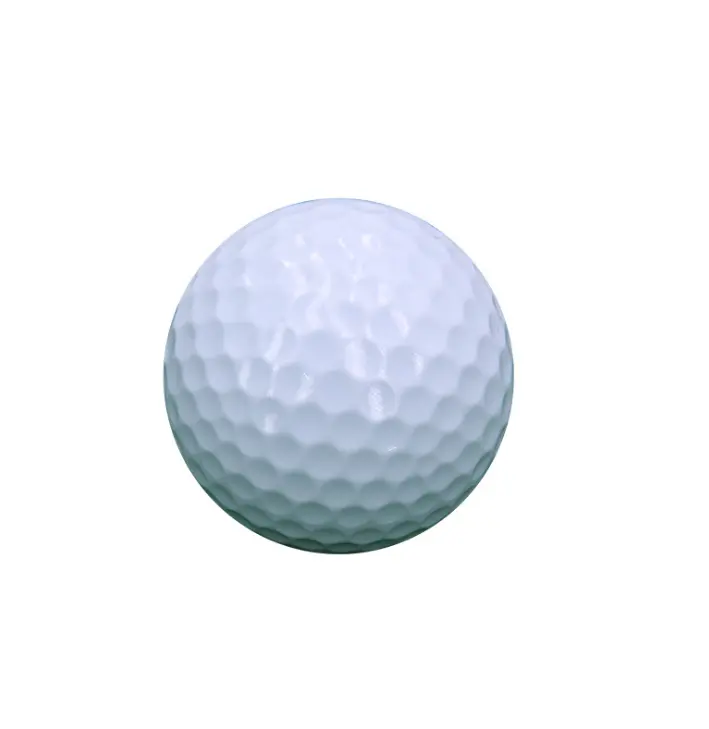 מותאם אישית לוגו לבן גומי משחק משחקים תרגיל כדור 2 שכבה 3 שכבה גולף כדור לקידום מתנה