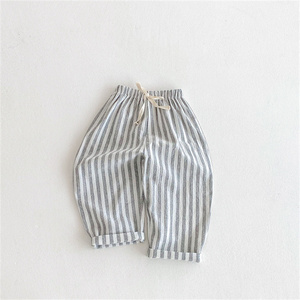 <span class=keywords><strong>1</strong></span> Pezzo Pantaloni per Neonati e Bambini con Logo Personalizzato, a Righe in Cotone, Estivi, Unisex - Product Image 3