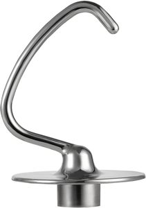 Repuestos <span class=keywords><strong>para</strong></span> Batidora de Pedestal: <span class=keywords><strong>Gancho</strong></span> Espiral <span class=keywords><strong>para</strong></span> <span class=keywords><strong>Amasar</strong></span> de Acero Inoxidable Duradero de 5 Cuartos de Galón, Color Plateado, Servicio OEM/ODM - Product Image 2