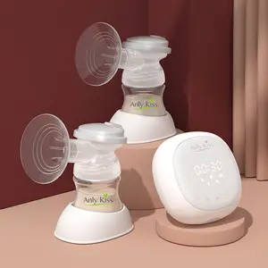 Anly Kiss Venta caliente personalizar bomba funcional de grado alimenticio productos de lactancia bebés eléctrico doble extractor de leche de maternidad