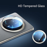 Protection d'objectif d'appareil photo transparente ultra-fine 9H de qualité supérieure, couverture intégrale, étanche, en verre trempé HD pour téléphone portable (vente en gros)