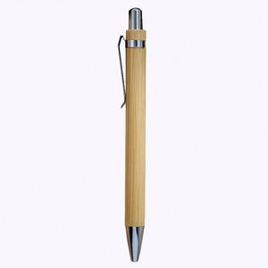 Offre Spéciale – Stylo Bille Personnalisé Écologique en Bambou et Métal avec Logo pour Hôtels, Pointe de 1,0 mm, Nouveauté, Cadeau Personnalisé - Product Image 2