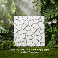 Baldosa Jungle Sky Matt de 10x30 cm con Bordes Irregulares y 8.5 mm de Grosor