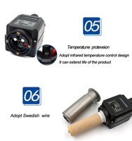 Élément chauffant en céramique TYP33a2 230V 3300W pour chauffage électrique et rétraction thermique