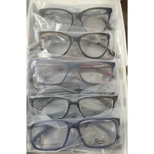 New Wholesale high quality Acetate Clearance Stock optical frame glasses cheap prices random mixed batch eyeglasses frames