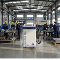 Máquina de Soldadura Láser de Fibra Metálica Portátil de 1500W 2000W 3000W, Máquina de Limpieza Láser para Metal, Acero Inoxidable y Aluminio