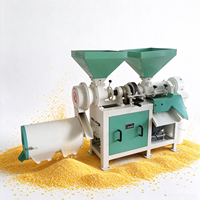 Machine automatique de décorticage et de mouture du maïs, équipement de fabrication de farine et de gruau de maïs pour petites exploitations agricoles, pour le traitement des céréales (blé, sorgho)