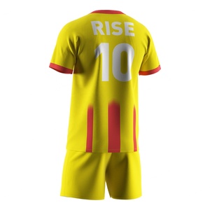 Uniformes de Fútbol Amarillos Personalizados, Ligeros y Transpirables, en Oferta, para Clubes y Escuelas - Product Image 2