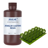 Resin Cetak Perhiasan JamgHe 405 nm Hijau 1kg untuk Printer 3D DLP LCD Gudang Eropa Murah Mudah Digunakan Resin Pencetakan Perhiasan