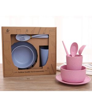 Offre Spéciale : Ensemble de 6 Couverts Portables en Paille de Blé (Fourchette, Cuillère, Baguettes) – Vaisselle Incassable en Plastique PP pour Camping - Product Image 2