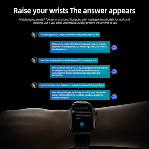 AI ses asistanı mobil uygulama kontrol çağrı hatırlatma ve cevaplama özellikleri ile Philips D10 orijinal kare şekli Smartwatch için - Product Image 3