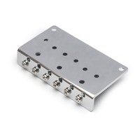 Guitare basse électrique 6 cordes pont fixe Double canal en alliage de zinc guitare Hardtail pont adapté à la jouabilité
