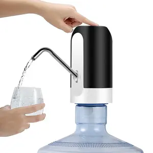 便携式水泵可充电电动无线自动饮水瓶适用于家庭 USB 充电
