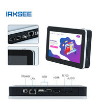Monitor Layar Sentuh Kapasitif Industri 7 8 10.1 15.6 Inci Bezel Depan Paduan Aluminium Terpasang VESA Wall Mount VGA HDMI USB