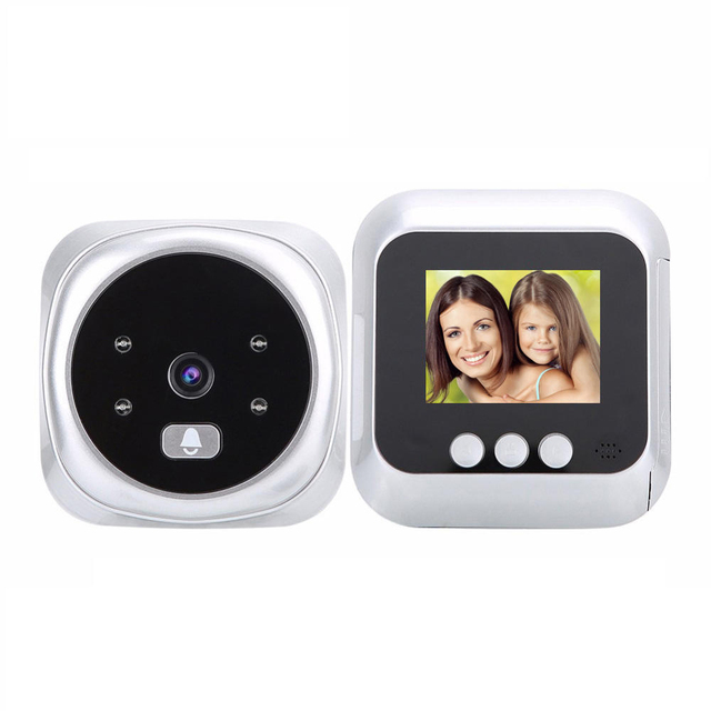 VIDEW 2.4 Inch Modern Video Doorbell Camera LCD 0.3MP Night Vision Motion Detection for Home Security