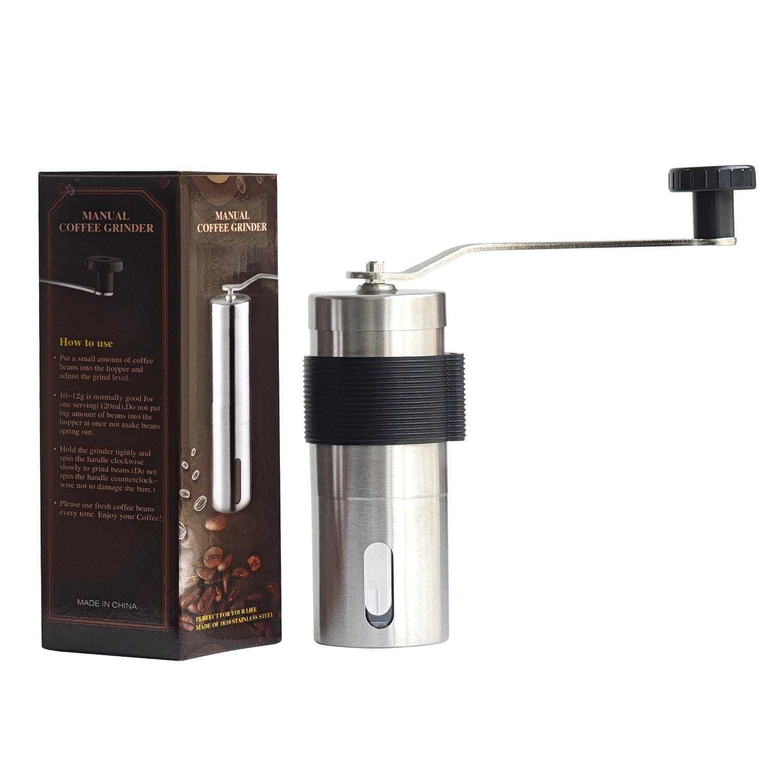 with black silicone sleeve