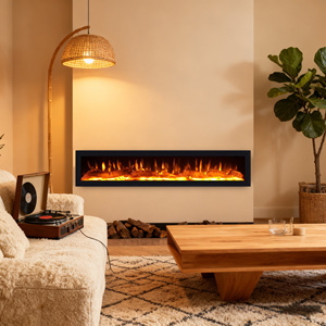 <span class=keywords><strong>Chimenea</strong></span> Decorativa Eléctrica Integrada de 42/40 Pulgadas, Fácil de Instalar, <span class=keywords><strong>sin</strong></span> Calefacción, para Sala de Estar - Product Image 6