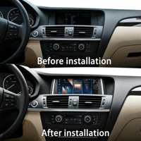 BMW X3 F25 X4 F26 NBT/CIC Navegación Android 14 de 8.8 Pulgadas, 8+128 GB, CarPlay Inalámbrico, Android Auto, DSP, 1920x720, Antideslumbrante, 4G LTE