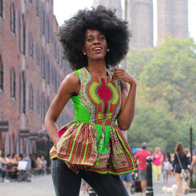 Модная африканская рубашка для женщин, пикантная Дашики, блузка, топы, верхняя одежда без рукавов, Женская африканская одежда