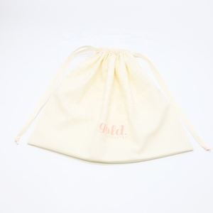 Promotional Custom Cotton Linen Drawstring Shopping Bag Reusable Muslin Cotton Gift Promotion Bg - Product Image 4